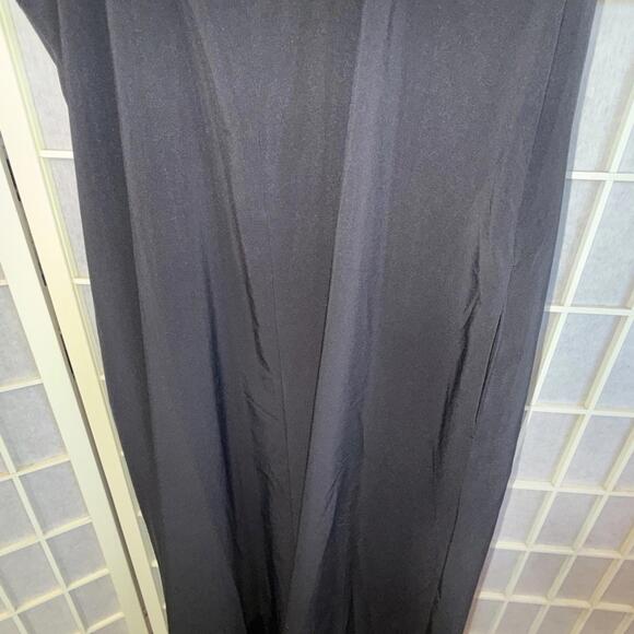 ATHLETA Presidio Traveler Black High Lo Lagenlook Minimalist Relaxed Dress Small - Picture 8 of 13